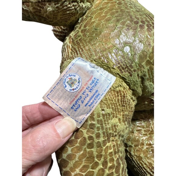 BAB RETIRED T-REX Scaly Build A Bear Green Dinosaur,‎ Surfboard & Scuba Wet Suit - Picture 7 of 8